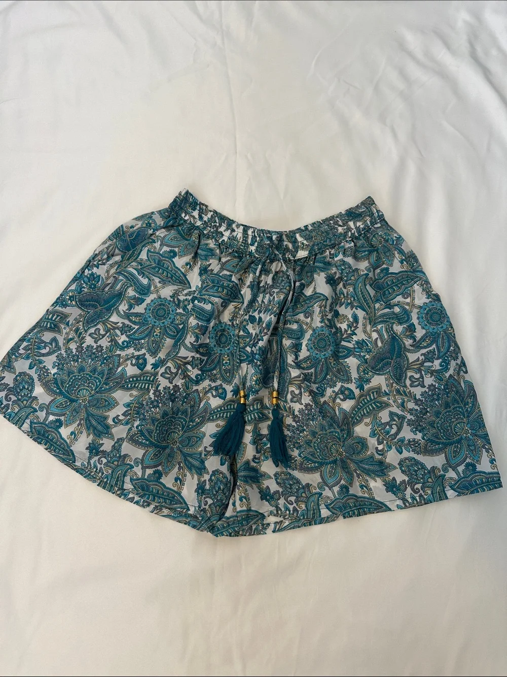 EYA Collection – Paisley Silk Shorts